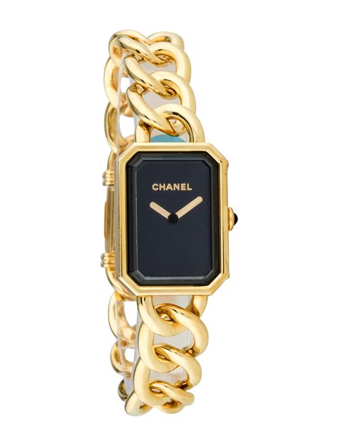 chanel premiere watch gold.